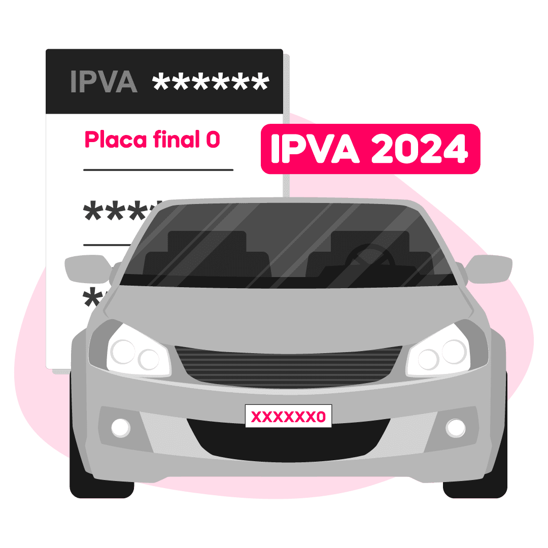 IPVA 2024 placa final 0